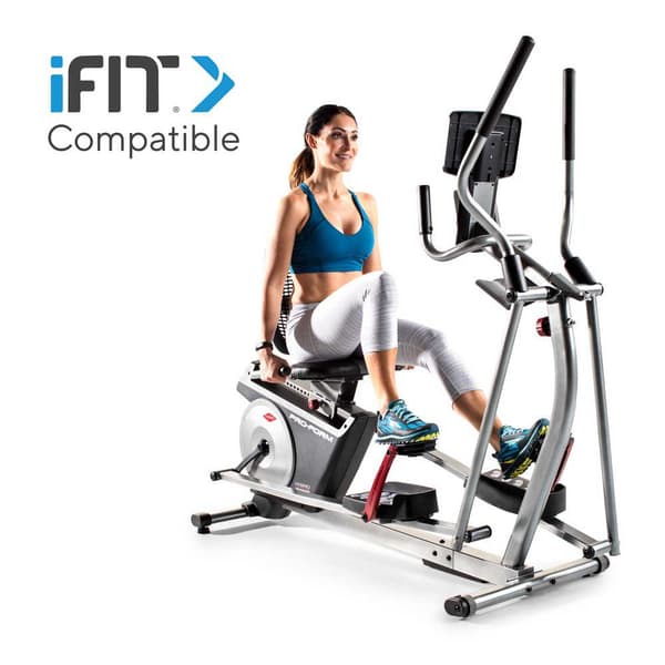 Proform Makaava Pyörä Hybrid Trainer Xt Hopeinen