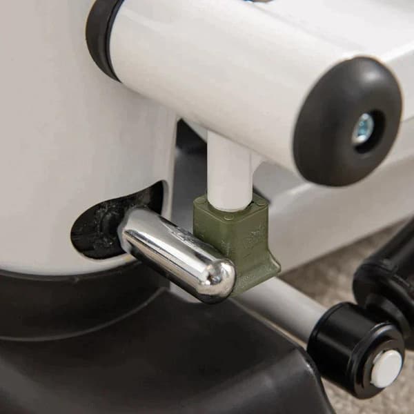 Rootz Mini Stepper - Mini Bike - Fitness motionscykel - LCD skærm med to store pedaler - Metal - ABS - Hvid/Sort - 48 x 34 x 21 cm