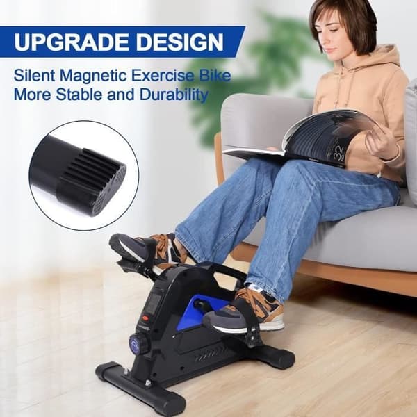 UTEN motionscykel - Magnetisk motstånd - Ben/armträning - LCD-skärm - Hemmakontor