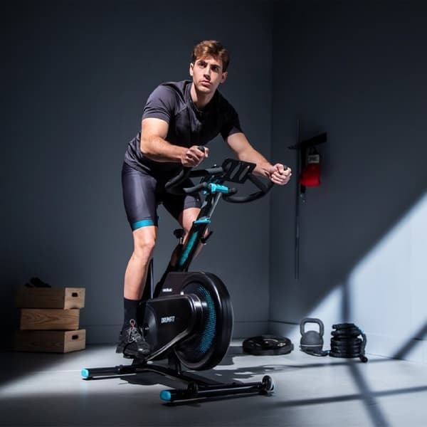 Cecotec Indoor bike with magnetic resistance for a silent workout, Bluetooth connectivity, compact sporty design, ergonomic and adjustable saddle and