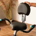Miniatyrbild 3 av 5: Cecotec Foldable stationary bicycle with backrest. LCD display. Adjustable magnetic resistance. Comfort seat with backrest and side grips. Tablet hol