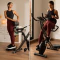 Miniatyrbild 5 av 5: Cecotec Foldable stationary bicycle with backrest. LCD display. Adjustable magnetic resistance. Comfort seat with backrest and side grips. Tablet hol