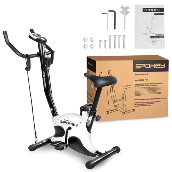 Spokey Träningscykel Onego+ Vit