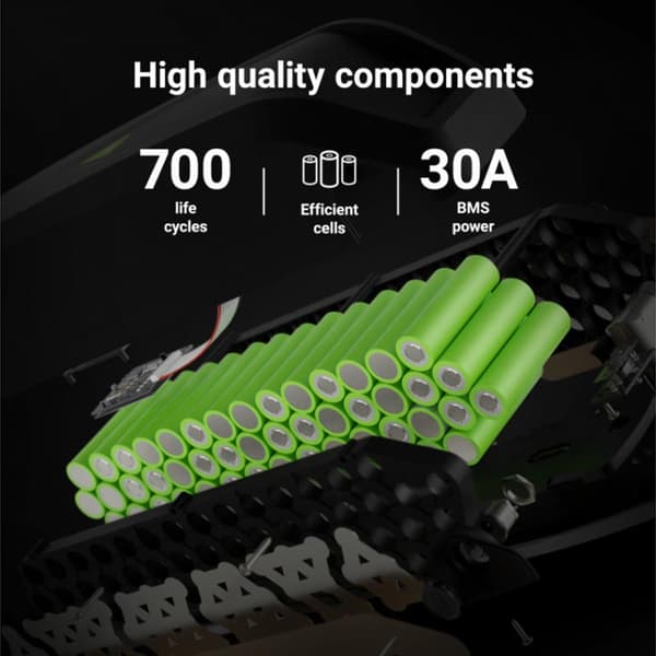 Green Cell - Sähköpyörän akku 36 V sähköpyörä 14,5 Ah (522 Wh) GC PowerMove