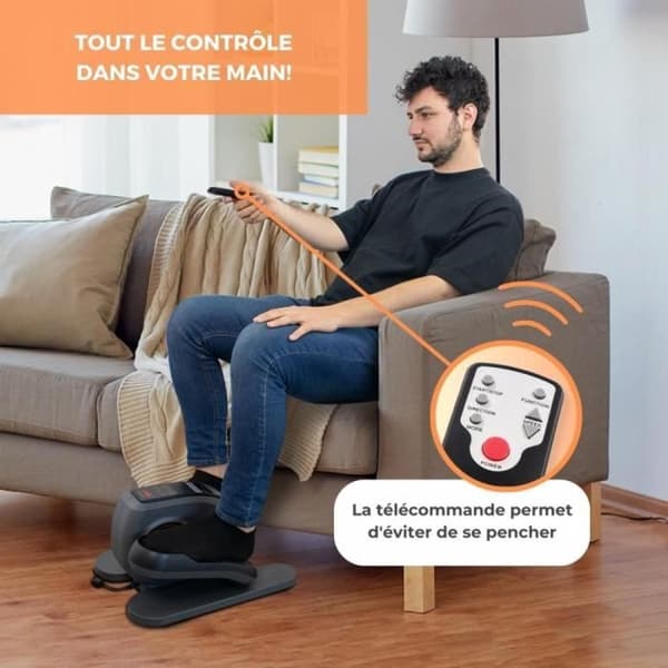 Veleta Mini Elliptical Trainer - MOBICLINIC - 10 hastigheter - Magnetisk motstånd - Komplett träning