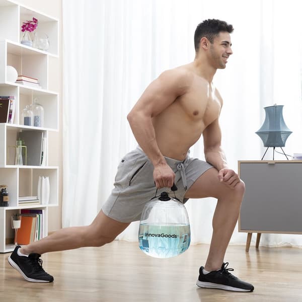 Vandfyldt Kettle Bell til Fitness Træning med Motion Guide Fibell InnovaGoods