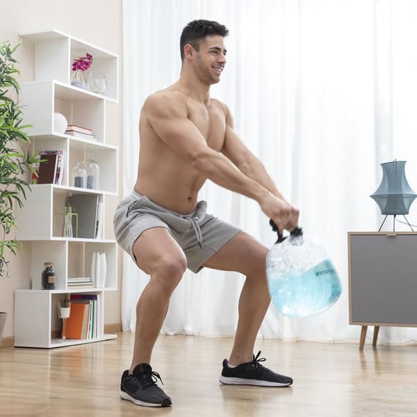 Vandfyldt Kettle Bell til Fitness Træning med Motion Guide Fibell InnovaGoods