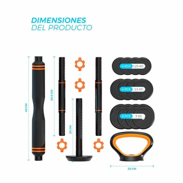 Kahvakuula- ja käsipainosetti Xiaomi 40 kg