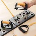 Miniatyrbillede 4 af 11: Push-Up Push-Up Bræt med modstandsbånd og øvelsesvejledning Pulsher InnovaGoods
