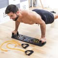 Miniatyrbillede 1 af 11: Push-Up Push-Up Bræt med modstandsbånd og øvelsesvejledning Pulsher InnovaGoods