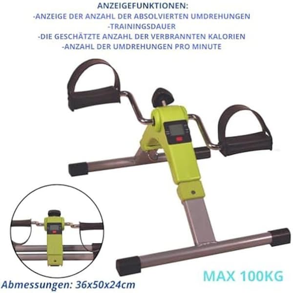 Motionscykel - ANTAR - AT51110 - Kompakt - 2,26 kg - Grön