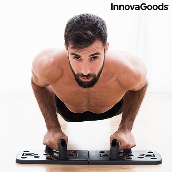 BRUGT Push-Up Push-Up Bræt med modstandsbånd og øvelsesvejledning Pulsher InnovaGoods Gummi (Refurbished A)