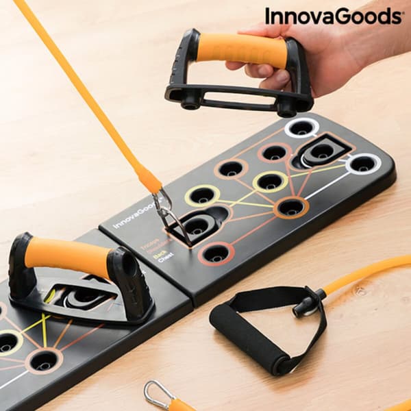 BRUGT Push-Up Push-Up Bræt med modstandsbånd og øvelsesvejledning Pulsher InnovaGoods Gummi (Refurbished A)