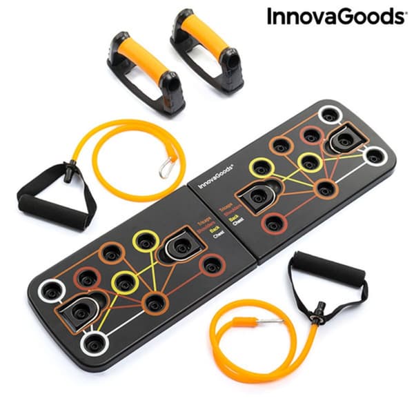 BRUGT Push-Up Push-Up Bræt med modstandsbånd og øvelsesvejledning Pulsher InnovaGoods Gummi (Refurbished A)