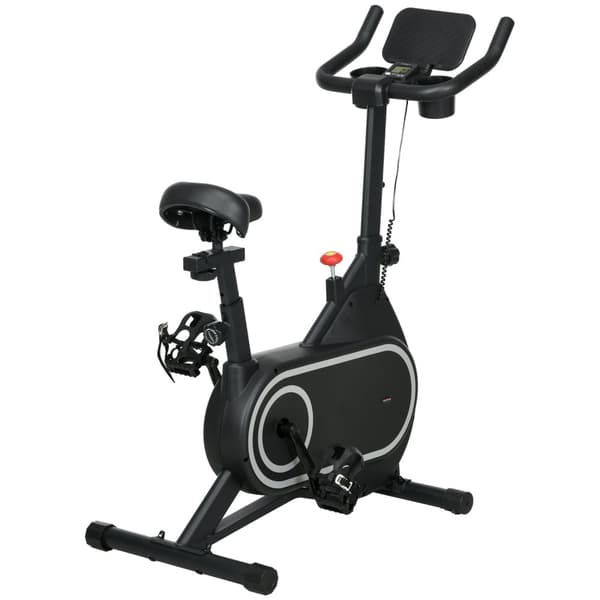 Rootz Hemövning Bike - Stationary Bike - Inomhuscykelcykel - Tyst svänghjul - 93x48.5x102-112cm - Justerbar LCD -skärm