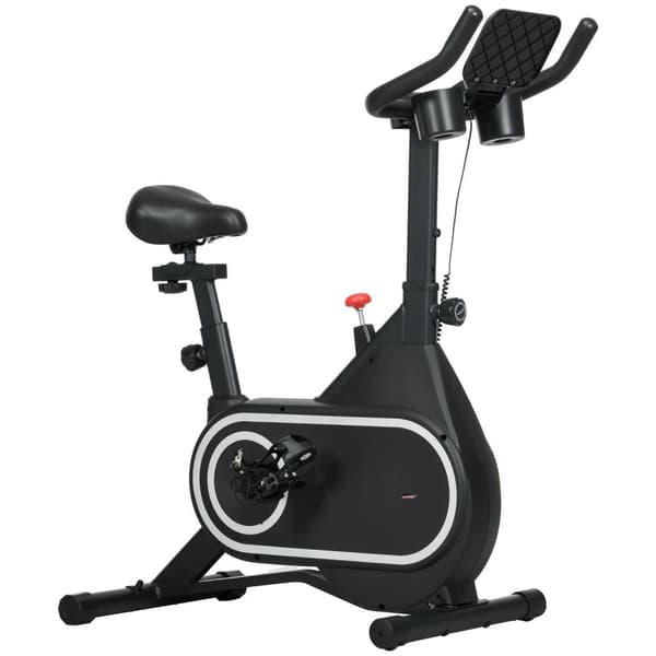 Rootz Hemövning Bike - Stationary Bike - Inomhuscykelcykel - Tyst svänghjul - 93x48.5x102-112cm - Justerbar LCD -skärm