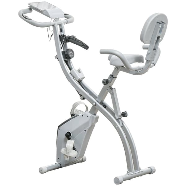 Rootz Foldbar øvelsescykel - Stationær cykel - Fitnesscyklus - Magnetisk modstand - 105 cm x 48 cm x 118 cm