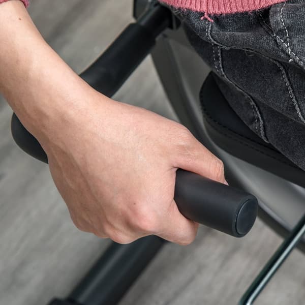 ROOTZ RECLINING ØVNINGSBID - Hjemtræner - Fitnesscykel - LCD -display - Justerbar sæde og modstand - 121-142L x 62W x 101H cm