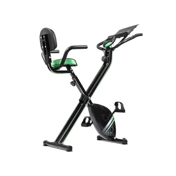 Cecotec Magnetic Folding Static Bike X-Bike Pro. Pulsometer, LCD-skärm, Variabelt motstånd (8 nivåer), Pedaler med plugg