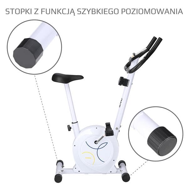 RM8740 WHITE ONE FITNESS MAGNETISK CYKEL