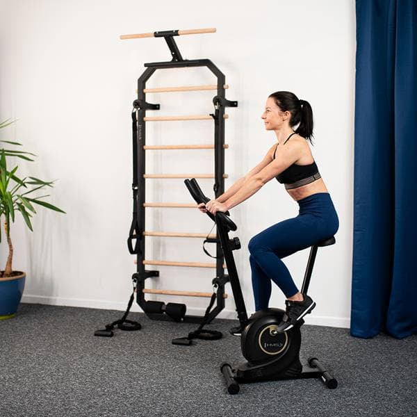 M8750 SORT MAGNETISK STATIONÆR CYKEL HMS