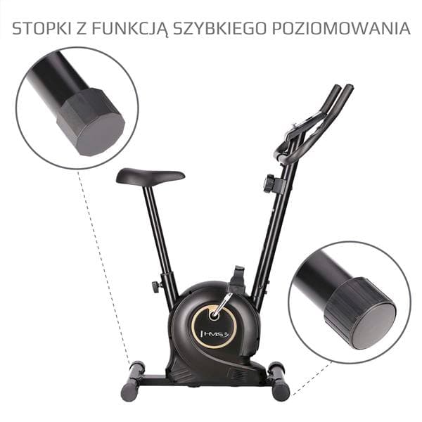 M8750 SORT MAGNETISK STATIONÆR CYKEL HMS