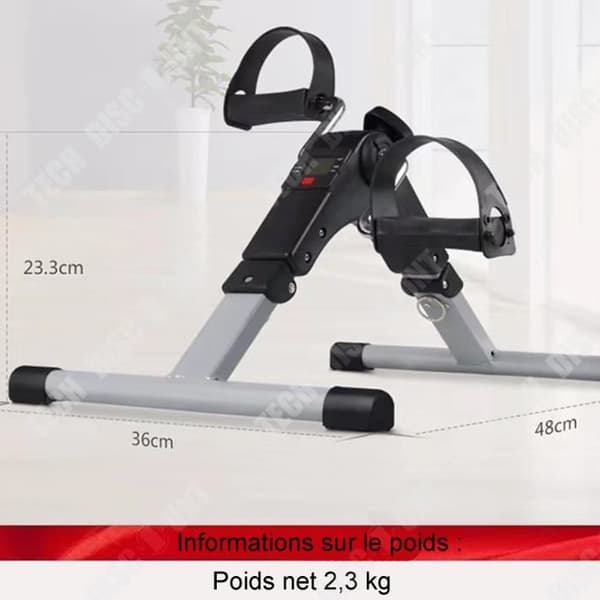 TD® Hushåll liten mini hopfällbar cykel steg inomhus motionscykel äldre stepper konditionsträning rehabiliteringsträning