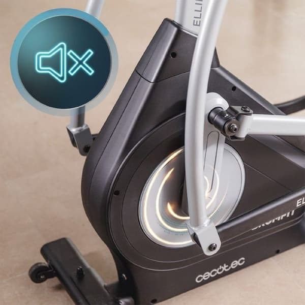 Elliptisk cykel - Drumfit - Elliptical 8000 Motor Pro - Magnetmotstånd - Hopfällbar - LCD-skärm