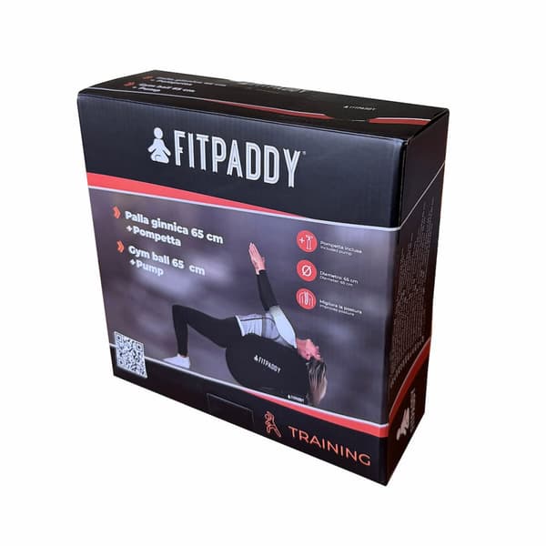 Yogaball Fitpaddy Svart