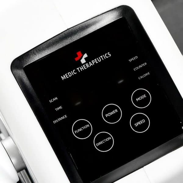 Medic therapeutics elliptisk tränare - MT-ELIPTPRO-001-WHT - Eliptical Trainer Pro med fjärrkontroll
