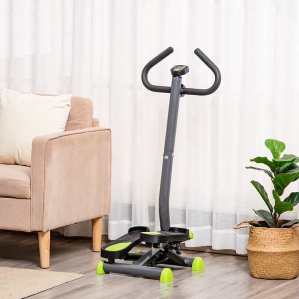 Fitness Stepper, 55x44x108 cm, Grå & Grøn