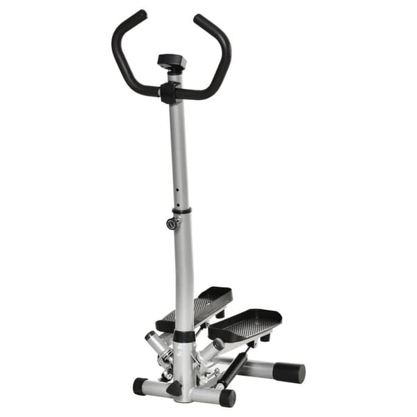 Stepper, 55x53x118-128 cm, Musta+Hopea