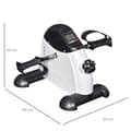 Miniatyrbillede 3 af 9: Mini motionscykel, 40x39x29 cm, Hvid