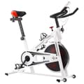 Miniatyrbild 2 av 2: Motionscykel med pulsmätare vit och röd