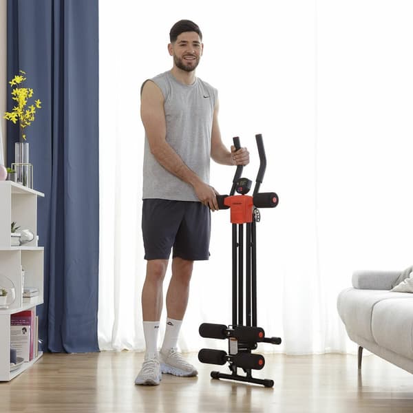 BRUGT Folding Abdominal Machine med træningsguide InnovaGoods (Refurbished C)
