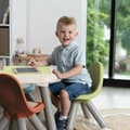 Miniatyrbilde 4 av 11: Stol Smoby Life Kid Blå Plast