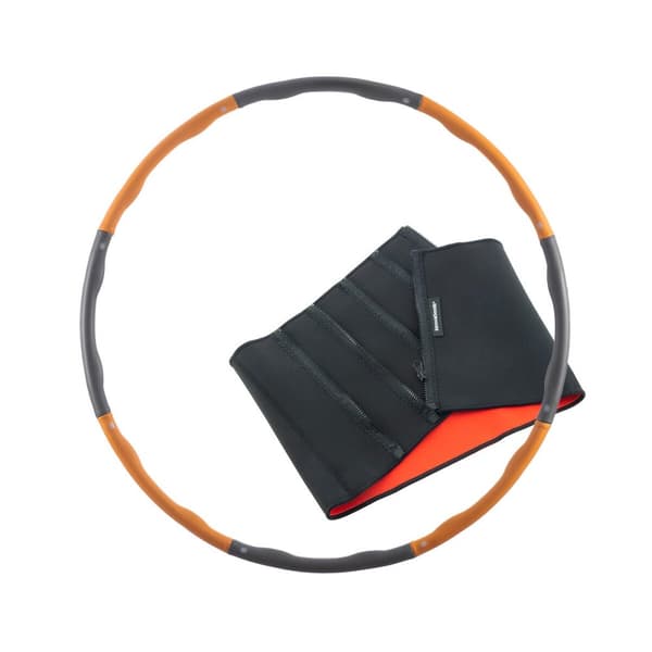 Pack Avtagbar fitnessring täckt med skumgummi och Sportbälte med bastueffekt InnovaGoods