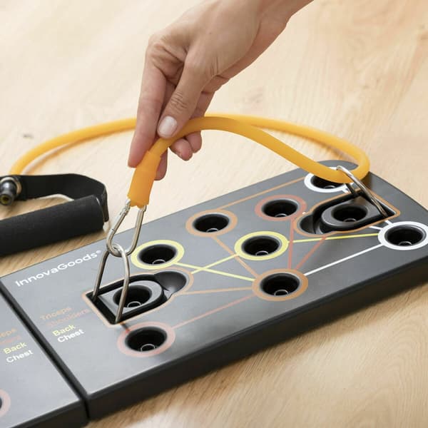 Pack Upphävningsbräda och Set med motståndsband, tillbehör och träningsguide InnovaGoods