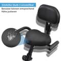 Miniatyrbild 4 av 6: X-Bike, hopfällbar magnetisk träningscykel, inomhus cardio cykel med träningsdator och förlängnings rem.