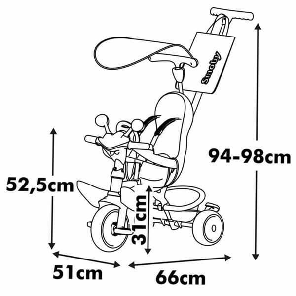 Trehjulet Cykel Smoby