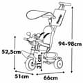 Miniatyrbillede 7 af 11: Trehjulet Cykel Smoby