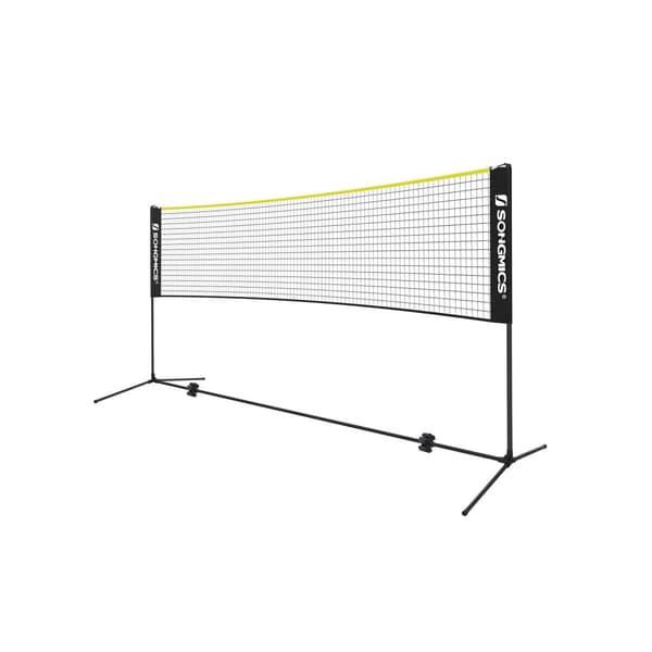 Badmintonnet sort og gult 500 x 103 x 155 cm (L x B x H)