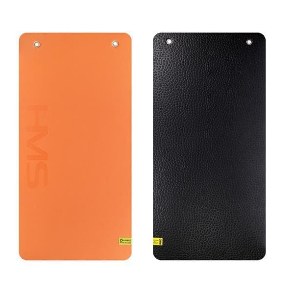 MFK01 ORANGE-SVART CLUB FITNESS MATTA MED HÅL HMS PREMIUM