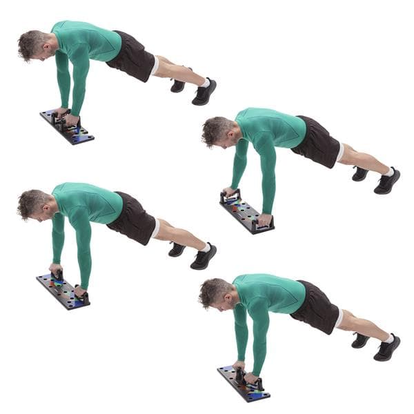 PU10 SVART MULTIFUNKTIONELL PUSH-UP BOARD HMS