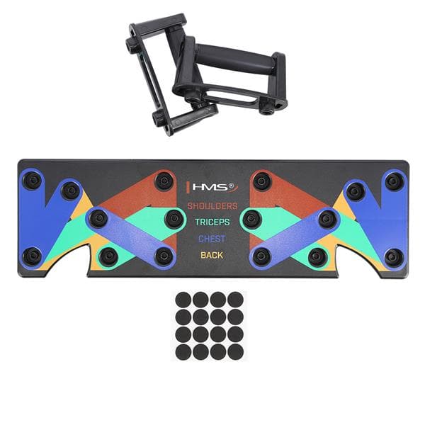 PU10 SVART MULTIFUNKTIONELL PUSH-UP BOARD HMS