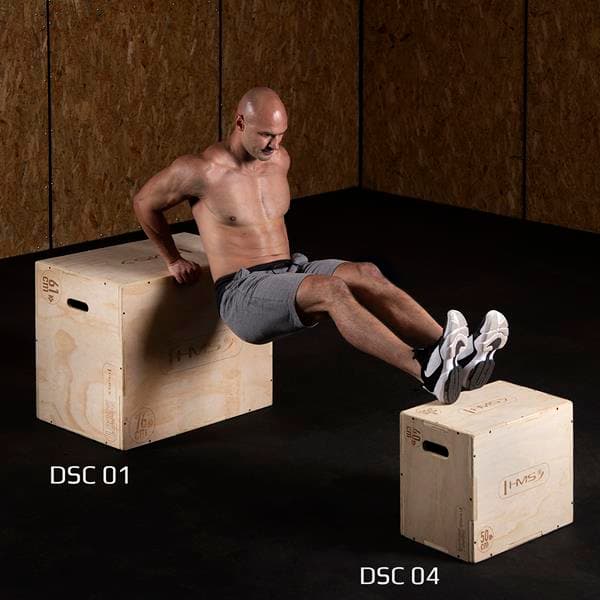 DSC01 FORSTERKET PLYOMETRISK BOX 750x600x500MM HMS