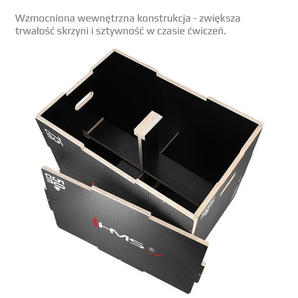 DSC02 FÖRSTÄRKAD PLYOMETRISK LÅDA 750x600x500MM HMS