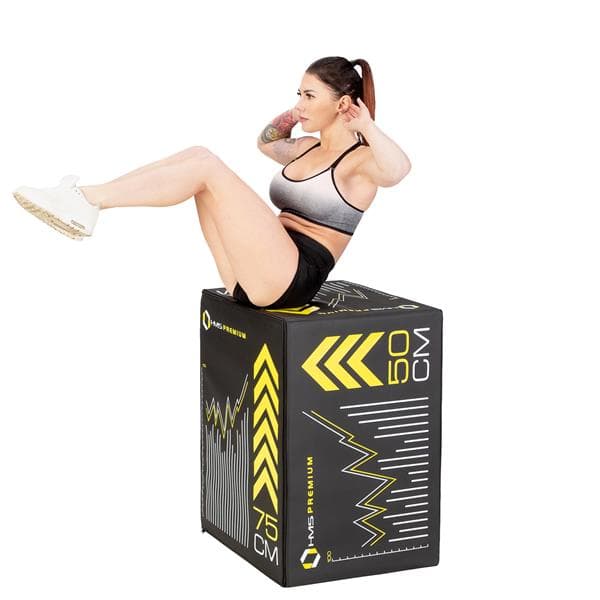 PYB01 BLØD PLYOMETRISK BOX 750x600x500MM HMS PREMIUM