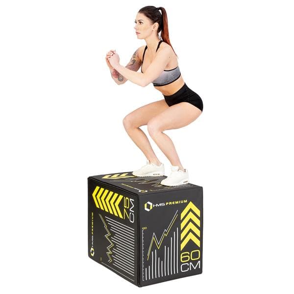 PYB01 BLØD PLYOMETRISK BOX 750x600x500MM HMS PREMIUM