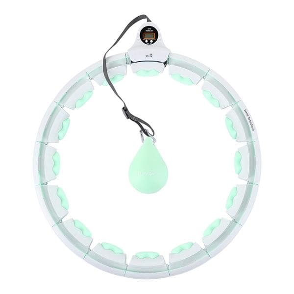 HHW06 HULA HOP GRÖN MED BOBBOR OCH VIKT + HMS COUNTER
